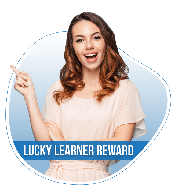 Lucky Learner Reward - Skill Up Hero Section